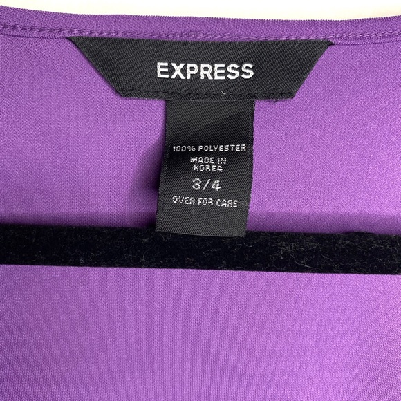 Express Dress size 3/4. 3/4 length sleeve. NWOT. - Picture 2 of 2